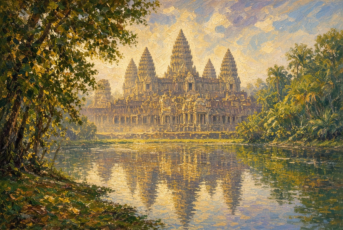 Angkor Wat: Der Tempelberg als Abbild des Kosmos
