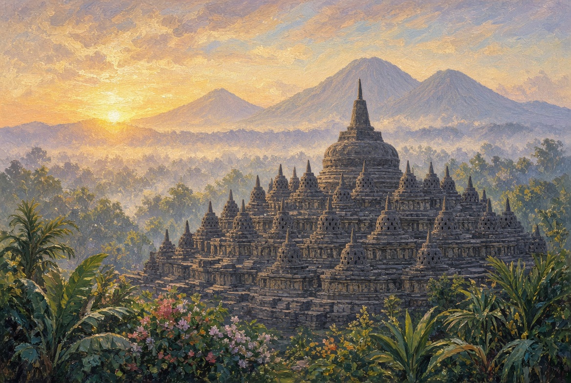 Borobudur: Der Tempel als Weg